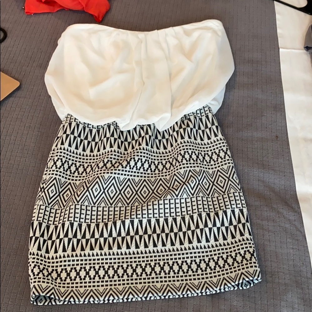 Nordstrom Bodycon Dress with Flowy Top